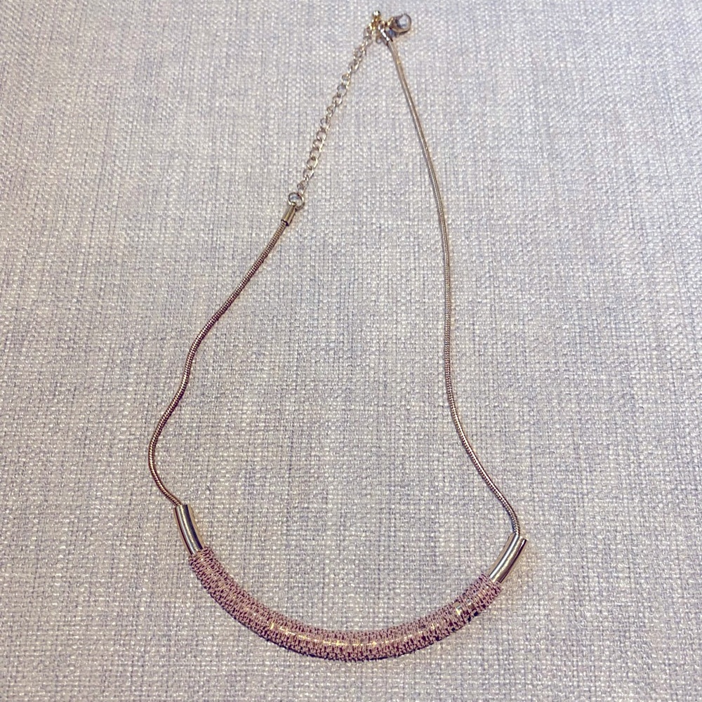 Mixed metal necklace